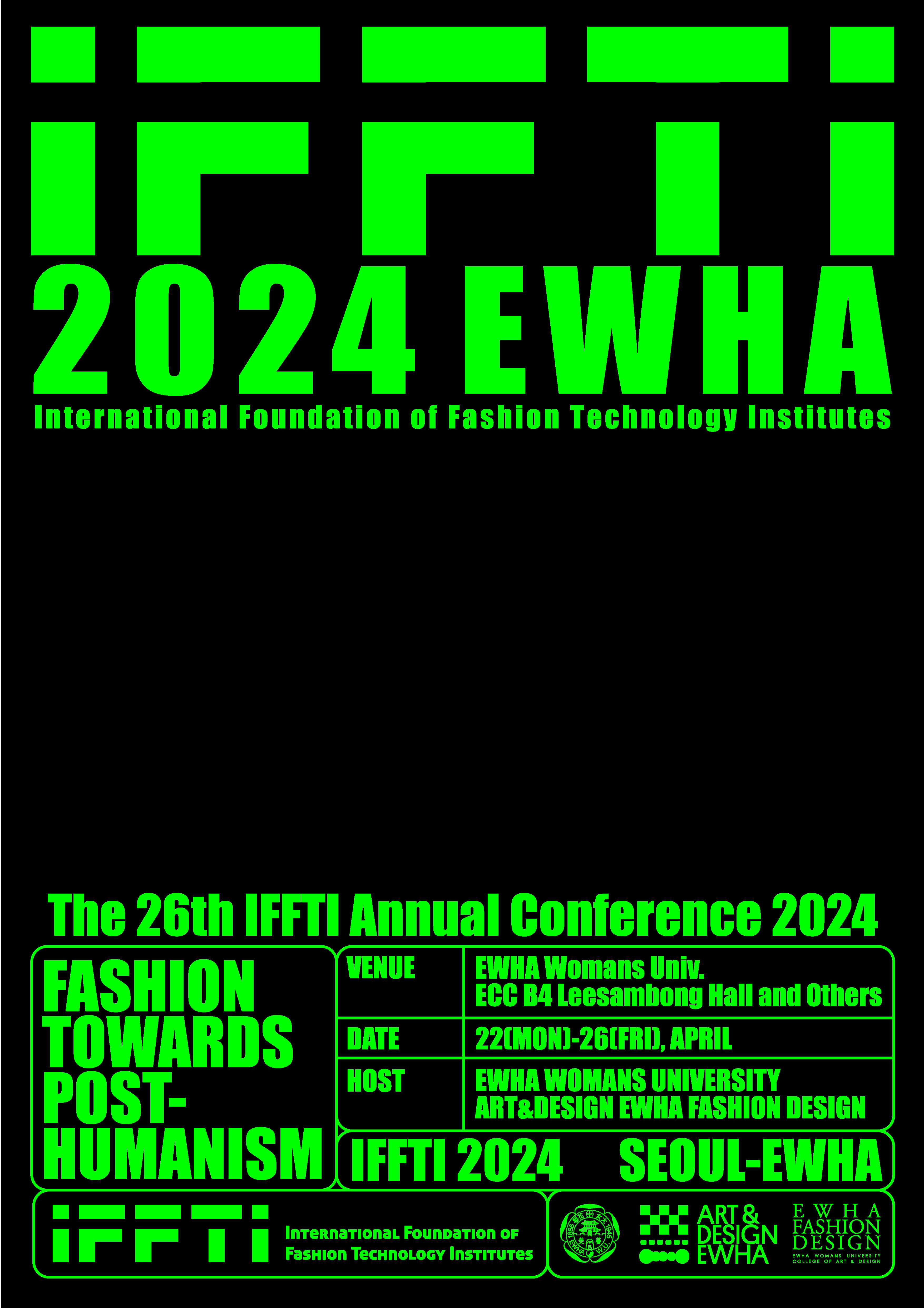 [학술/연구] 조형예술대학 국제 컨퍼런스 IFFTI 2024 EWHA 대표이미지